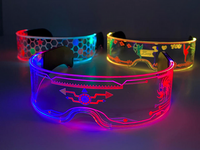 gafas LED futuristas