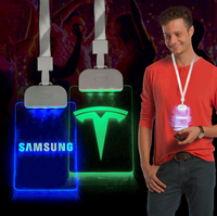 Lanyards LED a medida para eventos