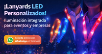 lanyards LED personalizados
