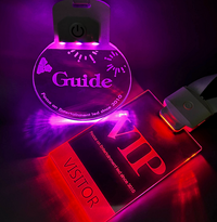 Lanyards LED radiocontrolados Lanyards LED radiocontrolados