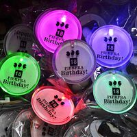 Pins LED impresos a medida