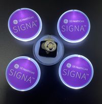 Pins LED tipo chapa personalizados a todo color