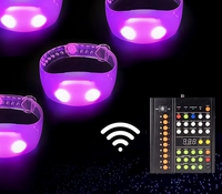 Pulseras LED radiocontroladas