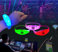 Pulseras LED radiocontroladas para eventos Pulseras LED radiocontroladas para eventos