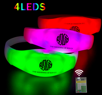 pulseras LED radiocontroladas para conciertos