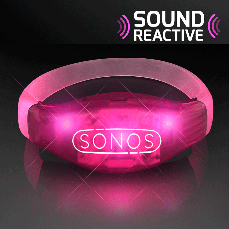 Pulseras Led activadas por sonido